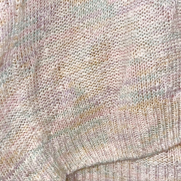 Vintage, pastel Alyssa Brooke pullover knit sweatshirt - Picture 5 of 5